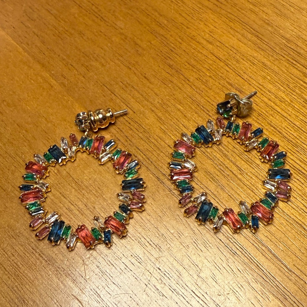 Colorful Hoop Earrings